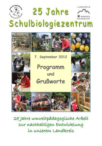 Programm zum offiziellen Festakt am 7. September 2012, 14.00 Uhr