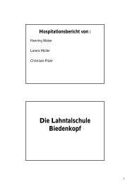 Die Lahntalschule Biedenkopf