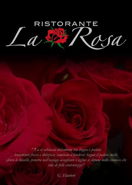 Menu la rosa 2017