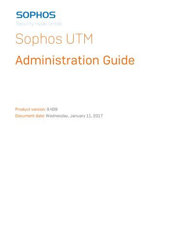 Sophos UTM