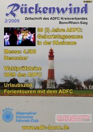 2/2009 - ADFC Bonn/Rhein-Sieg - (ADFC), Kreisverband Bonn ...