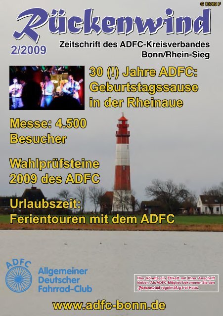 2 2009 Adfc Bonn Rhein Sieg Adfc Kreisverband Bonn