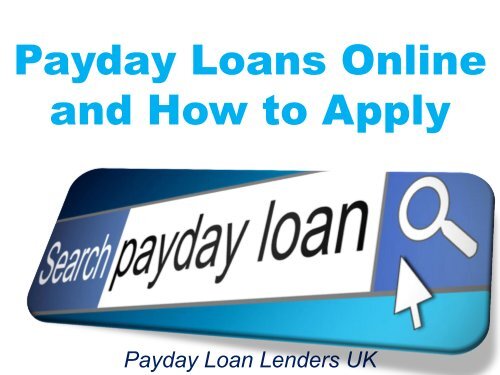 pay day advance fiscal loans over the internet