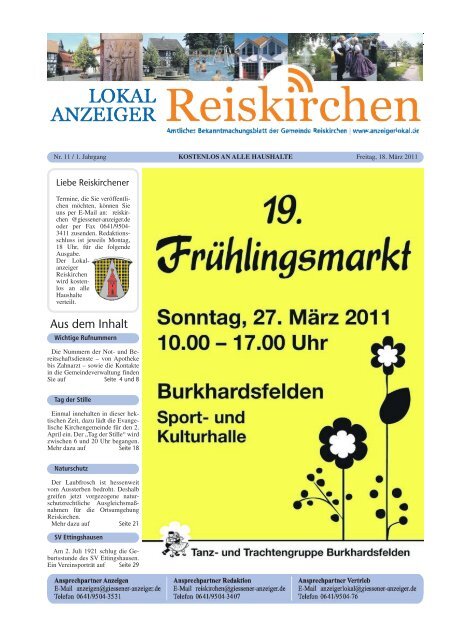 Heimatzeitung Nr. 11-2011.pdf - Gemeinde Reiskirchen