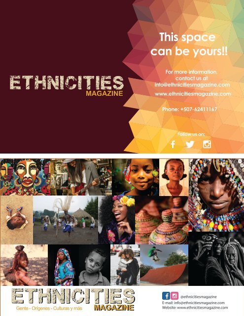 Ethnicities Magazine - January 2017 - Issue N°7