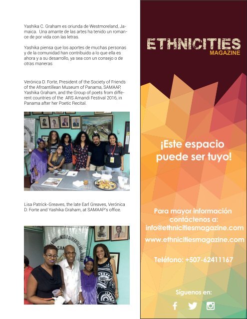 Ethnicities Magazine - January 2017 - Issue N°7