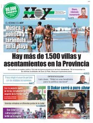 asentamientos en la Provincia