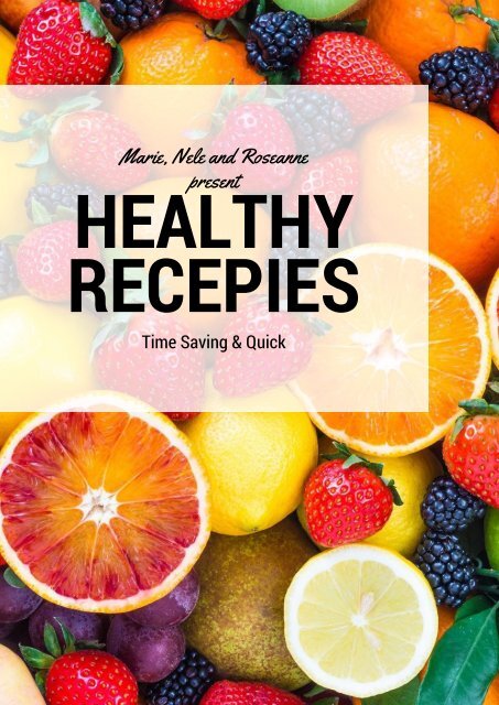 Healthy recipes cook book