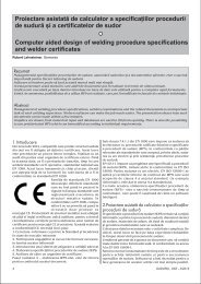 Proiectare asistat@ de calculator a specifica]iilor procedurii de ...