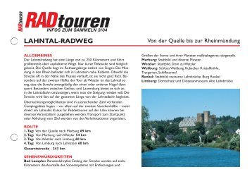 lahntal-radweg - Radtouren Magazin