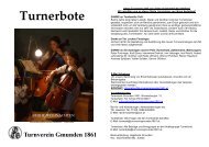 Turnerbote - Turnverein Gmunden