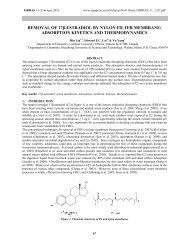 REMOVAL OF 17β-ESTRADIOL BY NYLON FILTER MEMBRANE ...