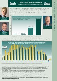 Davis - der Value-Investor - Noramco