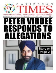Caribbean Times 76th Issue - Monday 16th January 2017
