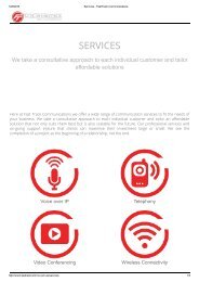 Services - FastTrack Communications