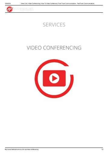 Video Call _ Video Conferencing _ How To Video Conference _ Fast Track Communications - FastTrack Communications