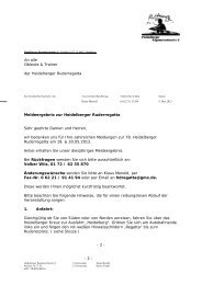 RGH - Heidelberger Regattaverband e.V.
