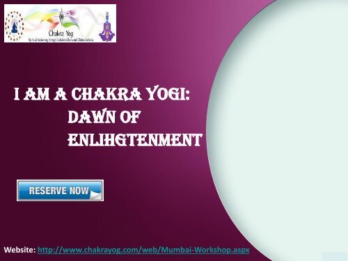 Chakra Balancing Workshop | Chakra Yoga Workshop in India - Chakrayog.com