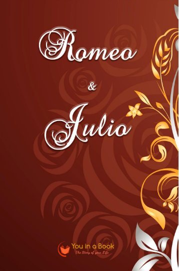 Romeo and Juliet personalized Book
