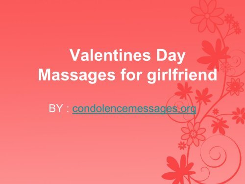 valentines girlfriend
