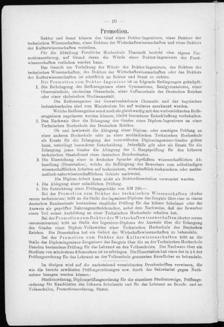 Verzeichnis der Vorlesungen und Übungen, Stunden- und Studienpläne Sommersemester 1930