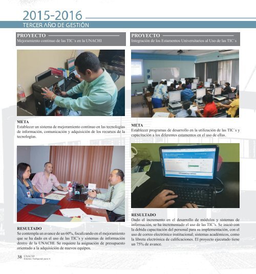 Rendicion de cuentas - Tercer año de gestion 2015 -2016