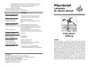 Pfarrbrief 35.2012.pdf - Katholische Kirchengemeinde St.Martin