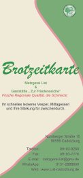 Brotzeitkarte