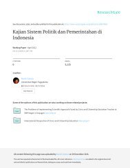 Kajian Sistem Politik dan Pemerintahan di Indonesia