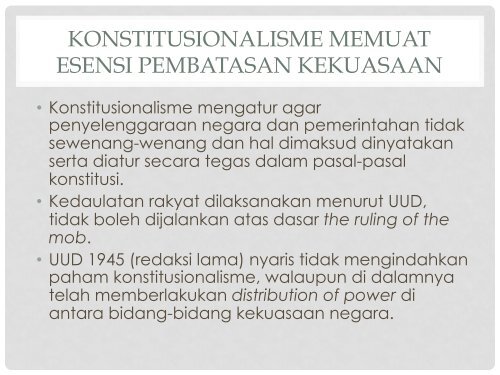 Isu-Isu Hukum dan Konstitusi Kontemporer