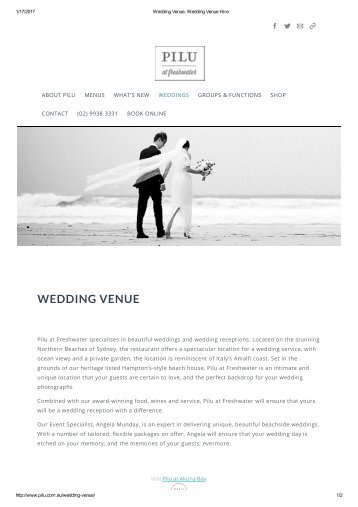 Wedding Venue, Wedding Venue Hire