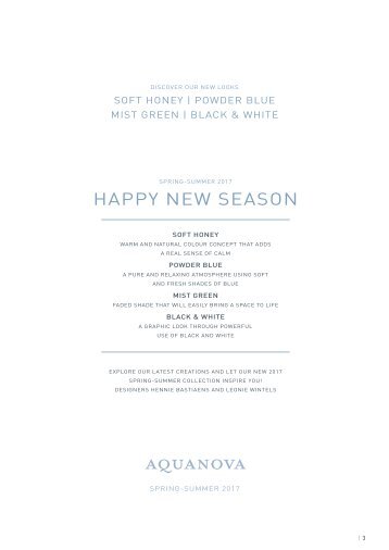 Aquanova New Arrivals Spring/Summer 2017