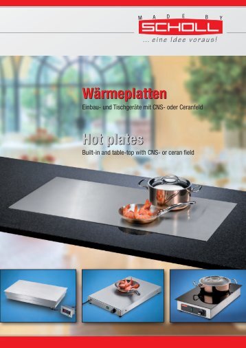 Sammelprospekt Wärmeplatten Hot plates