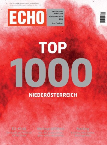 ECHO Top1000 Niederösterreich 2016