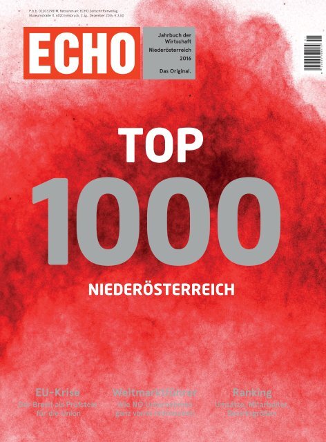 ECHO Top1000 Niederösterreich 2016