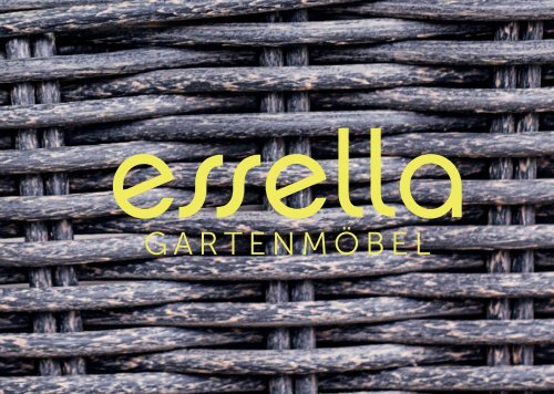 essella Gartenmöbel Katalog