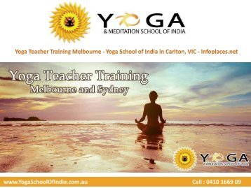 Yoga Teacher Training Melbourne - Yoga School of India in Carlton, VIC - Infoplaces.net
