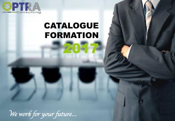 Catalogue Formation Optra Consulting 2017