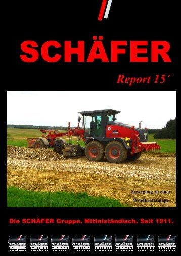 SCHÄFER Report 2015