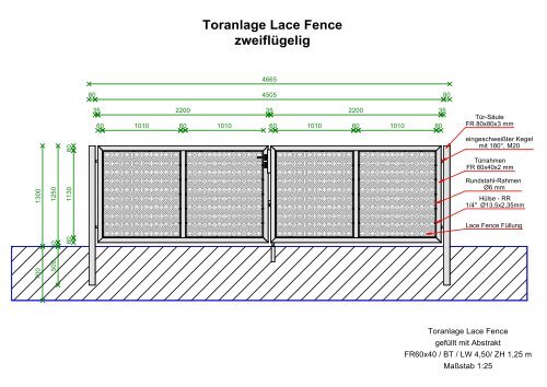 Technische Detailsmappe LACE FENCE 2017