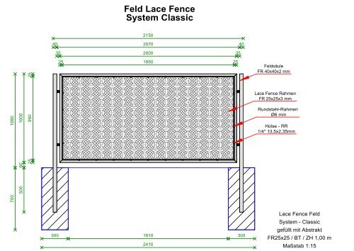 Technische Detailsmappe LACE FENCE 2017