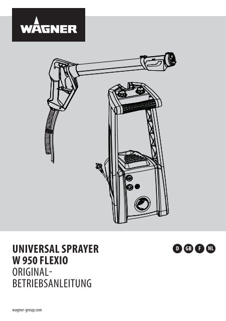 Wagner universal 2024 sprayer w 950