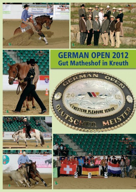 GERMAN OPEN 2012 - Erste Westernreiter Union Deutschland e.V.