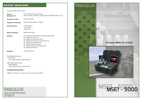 MSET - 5000 - Tradesegur