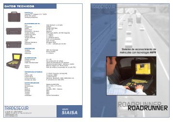 Video DetecciÃƒÂ³n de MatrÃƒÂ­culas Roadrunner - Tradesegur