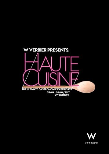 HAUTE CUISINE_BROCHURE 2017