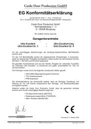 EG Konformitätserklärung - Normstahl