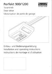 Montageanleitung Perfekt 900 - Normstahl