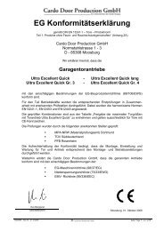 EG Konformitätserklärung - Normstahl