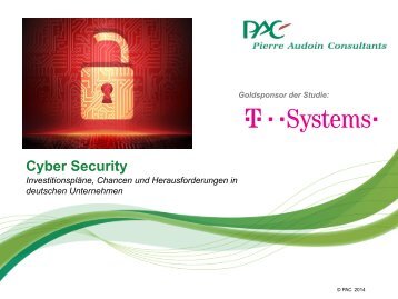 Auszug aus der PAC Studie zu Cyber Security